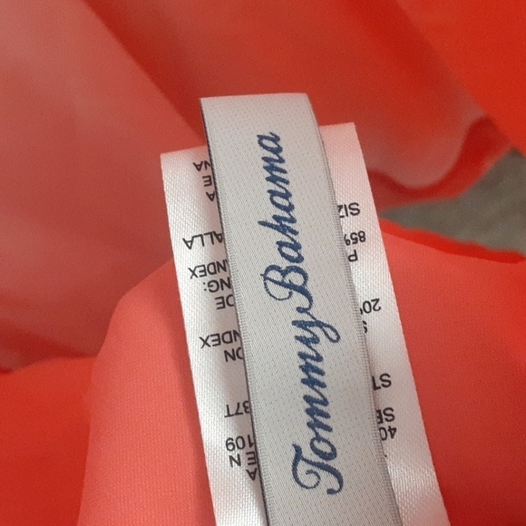 Tommy Bahama Tangerine Pearl Underwire Halter Tankini Top - Picture 9 of 10